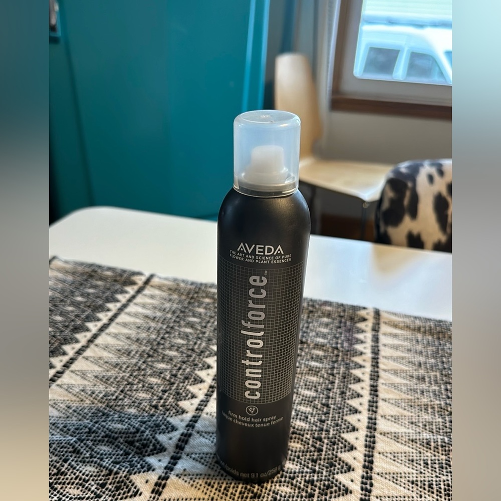 3/4 container of control force firm hold hair spray 9.1 oz AVEDA